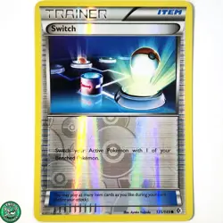 Pokemon TCG Switch 135/149 Reverse Holo Boundaries Crossed LP Light Play - Image 1