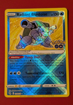 Pokemon TCG - Radiant Blastoise - 018/078 - Pokemon GO - Image 1