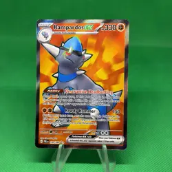 Rampardos ex 100/084 Pitch Black Ultra Rare Pokemon TCG NM - Image 1