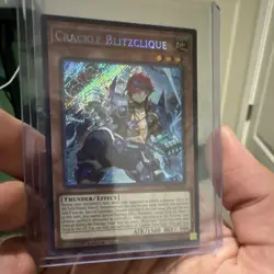 Konami Yu-Gi-Oh! TCG Crackle Blitzclique CORI-EN012 1st Ed Secret Foil - Image 1