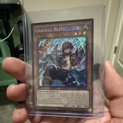 Konami Yu-Gi-Oh! TCG Crackle Blitzclique CORI-EN012 1st Ed Secret Foil - Image 2
