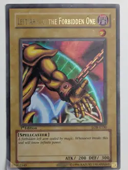 Linker Arm der Verbotenen LOB-E100 Ultra Rare Englisch VG YUGIOH - Image 1