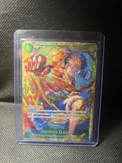 Monkey D. Luffy OP13-118 SEC Secret Rare Carrying On His Will One Piece TCG NM - Image 1