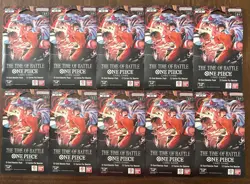 One Piece TCG: The Time Of Battle Sleeved Booster Packs Eng. OP-16 (Lot Of 10) - Image 1