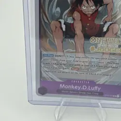 Monkey.D.Luffy (Judge Pack Vol. 2) OP03-070 One Piece Promotion(all 3 Can GEM) - Image 2