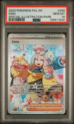 2023 Pokemon Pal En-Paldea Evolved #269 Iono Special Illustration Rare PSA 10 - Image 1