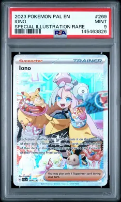 2023 Pokemon Pal EN-Paldea Evolved Iono Special Illustration Rare PSA 9 - Image 1
