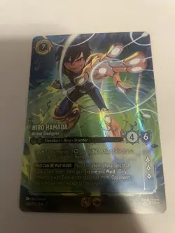 Disney Lorcana TCG Hiro Hamada - Armor Designer Foil 182/204 Legendary 4/6 - Image 1