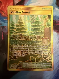 Pokemon TCG Viridian Forest Unified Minds 256/236 Holo Secret Rare - Image 1