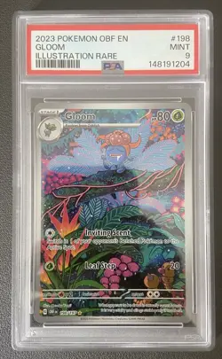Gloom Obsidian Flames Holo Illustration Rare Card 198/197 PSA 9 - Image 1