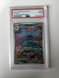 Gloom Obsidian Flames Holo Illustration Rare Card 198/197 PSA 9 - Image 1