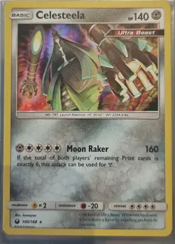 Celesteela SM - Celestial Storm 100/168 Holofoil Near Mint Single Card - Image 1