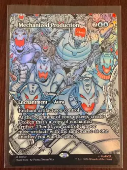 Mechanized Production (Borderless) Marvel Universe Eternal-Legal Foil - Image 1