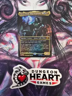 MTG Doctor Doom, King of Latveria (Borderless) [Marvel Super Heroes Commander] F - Image 1