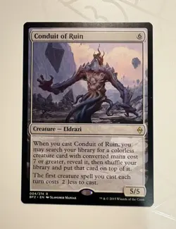 Wizards of the Coast Conduit of Ruin BFZ 004/274 Rare Colorless EN 2015 - Image 1
