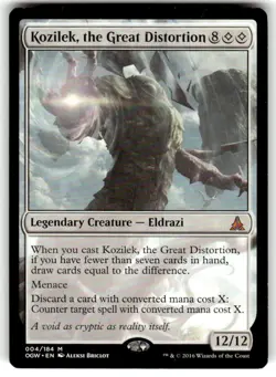 Kozilek, the Great Distortion 4 Oath of the Gatewatch Magic: The Gathering NM - Image 1