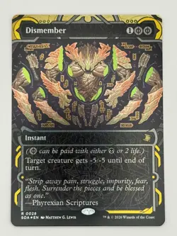 DISMEMBER ~ NM ~ MTG 0028 SOA Secrets of Strixhaven: Mystical Archive FOIL - Image 1