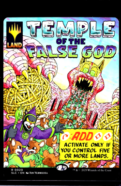 2025 MTG Magic the Gathering Secret Lair Countdown #20 Temple of the False God - Image 1