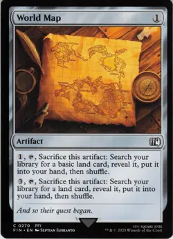 World Map C FINAL FANTASY 270 NM MTG - Image 1