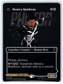 Monica Rambeau (Borderless) (0356) 356 Marvel Super Heroes MTG Foil NM - Image 1