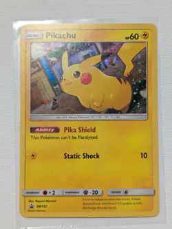 Pikachu - SM157 Holo Promo Sun & Moon Promo Pokemon NM - Image 1