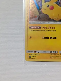 Pikachu - SM157 Holo Promo Sun & Moon Promo Pokemon NM - Image 4