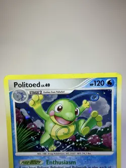 Pokemon TCG Politoed Holo Rare Legends Awakened 12/146 - Image 2