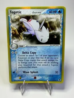 Pokemon TCG 2006 Dragon Frontiers Togetic Holo Rare Card Delta Species 11/101 MP - Image 1