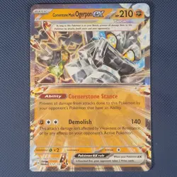 Cornerstone Mask Ogerpon ex 112/167 - TM - Double Rare Holo Pokemon Card - NM - Image 1