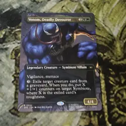 Venom, Deadly Devourer - Borderless -22 MTG Marvel's Spider-Man Non-Foil NM/M - Image 1