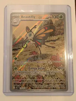 Pokemon Ascended Heroes Beautifly 219/217 Illustration Rare - Image 1
