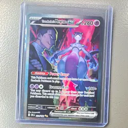 The Pokemon Company Team Rocket's Mewtwo ex 231/182 SV10 SIR Holo EN 280 - Image 1