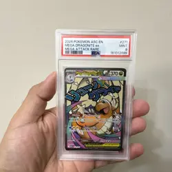 Mega Dragonite ex 271/217 2026 Me: Ascended Heroes EN Holo Mega Attack Rare PSA - Image 1