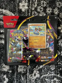 [Binacle] 3-Pack Blister Pitch Black ME05 Pokemon - Image 1