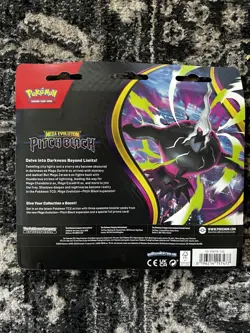 [Binacle] 3-Pack Blister Pitch Black ME05 Pokemon - Image 2