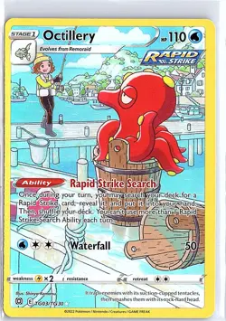 Octillery TG03/TG30 Holo Brilliant Stars Trainer Gallery Pokemon - Image 1