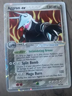 Pokemon Aggron ex 89/100 Crystal Guardians Holo - Image 1