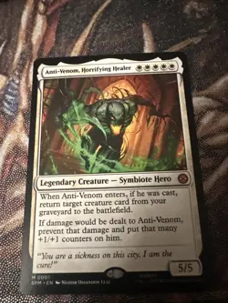 NM Anti-Venom, Horrifying Healer, MTG, Marvel's Spider-Man, Magic, 1 - Image 1
