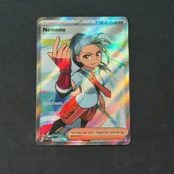 Nemona 229/91 Ultra Rare SV: Paldean Fates NM/M Pokemon TCG - Image 1