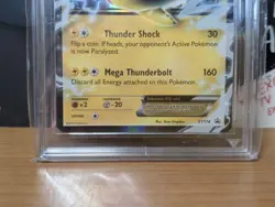 Pikachu EX XY174 Promo Pokemon Card - GetGraded Excellent 7 - Image 4