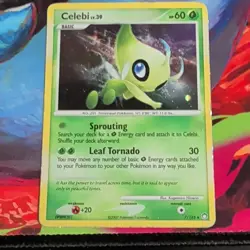 The Pokemon Company Celebi 7/123 Mysterious Treasures Holo Rare Basic 60 HP ENG - Image 1