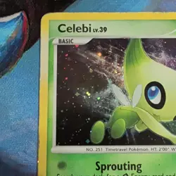 The Pokemon Company Celebi 7/123 Mysterious Treasures Holo Rare Basic 60 HP ENG - Image 3