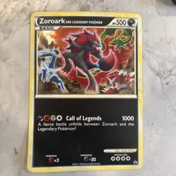 Pokemon TCG Zoroark and Legendary Pokemon Jumbo Holo Promo English 500 HP - Image 1