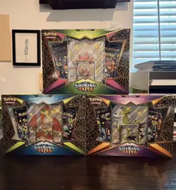 Pokemon TCG: Shining Fates Boltund V Cramorant V Eldegoss V New Set Of 3x Boxes - Image 1