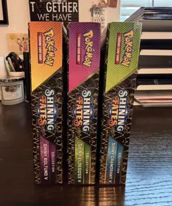 Pokemon TCG: Shining Fates Boltund V Cramorant V Eldegoss V New Set Of 3x Boxes - Image 2