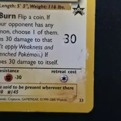 Zapdos 23/53 Black Star WoTC Promo Pokemon Promo HP - Image 5