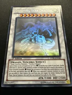 Yugioh! STBL-EN040 Shooting Star Dragon Ghost Rare 1st Edition - Image 2