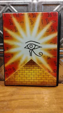YU-GI-OH Vintage 2002 Trading Card Game Binder Album w/ Plastic Sleeves by BD&A - Image 1