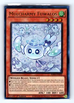 Mulcharmy Fuwalos (UR) RA04-EN050 Quarter Century Stampede Yu-Gi-Oh NM - Image 1