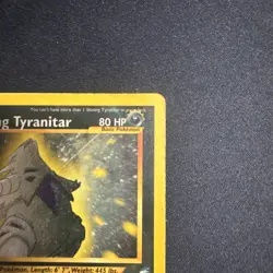Pokemon TCG Shining Tyranitar Neo Destiny Holo Card 113/105 MP - Image 4